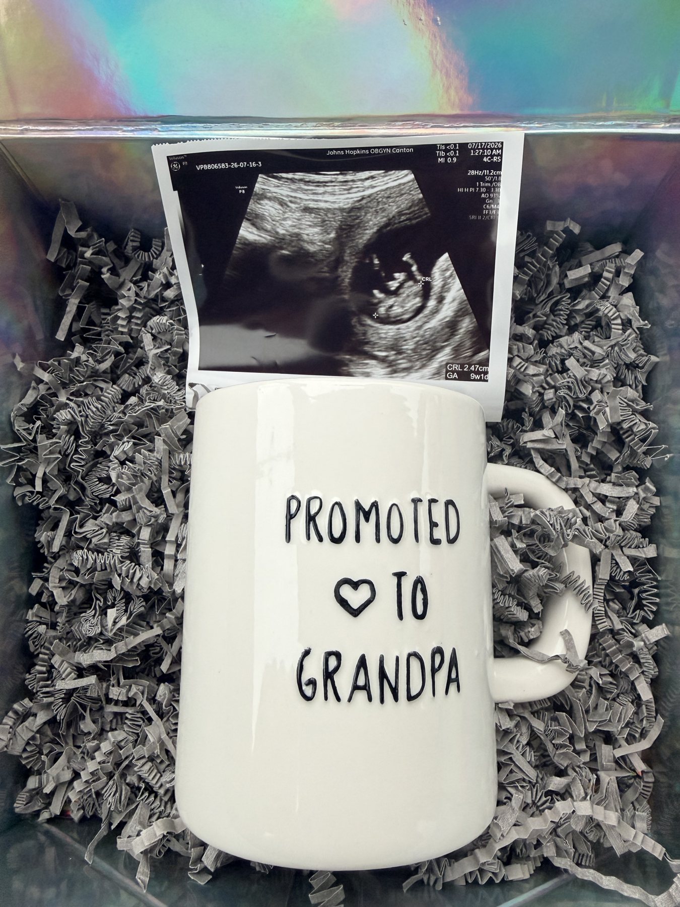 Promoted to Grandpa mug